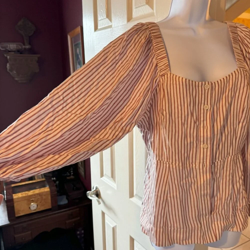 Cabi Carnival Top with Festive Stripes - Picture 4 of 5